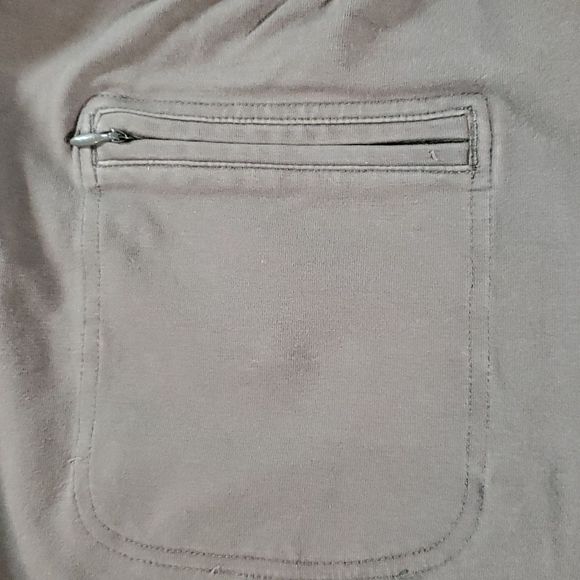 Duluth Trading Company Pull-On Cargo Pants 45022 Drawstring Waist Grey Comfy - Picture 7 of 9